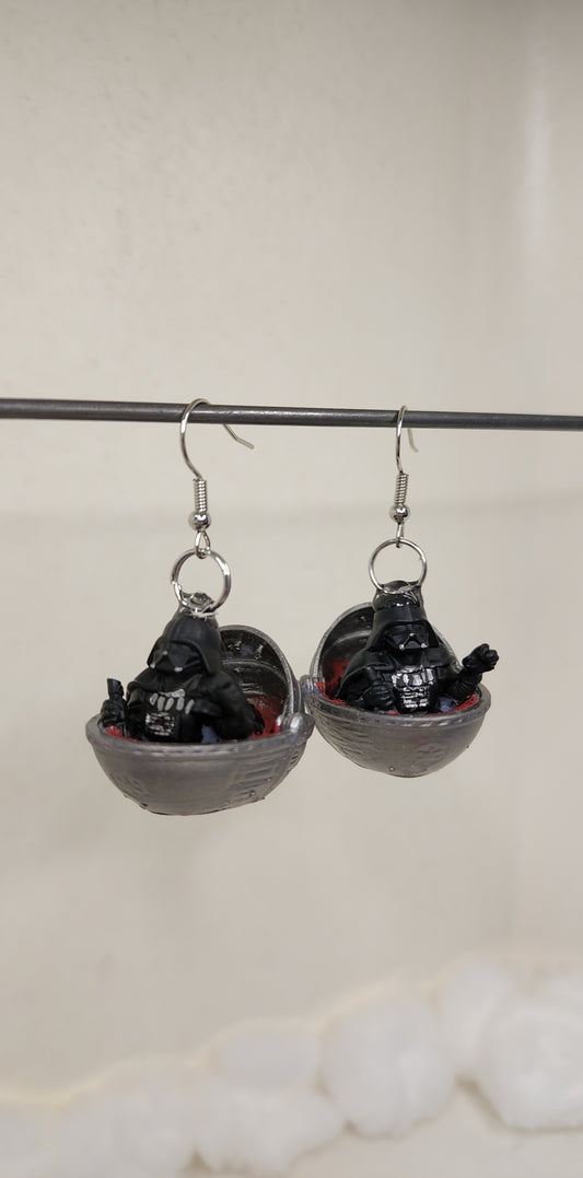 Baby Vader Earrings